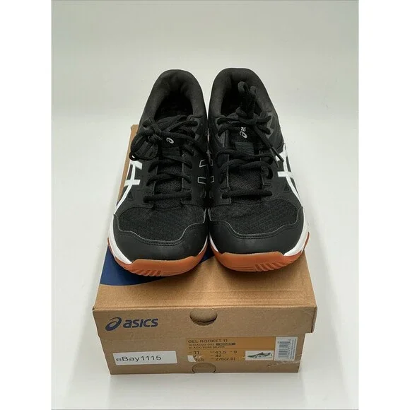 Asics Gel-Rocket 11 1072A093-002 Women's US 11B Black Volleyball Shoes Ebay1115 - Picture 2 of 5